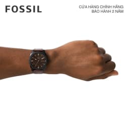 Thumbnail Đồng hồ nam Fossil Machine dây da, mặt 42 MM, màu nâu, FS5901 3