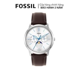 Thumbnail Đồng hồ nam Fossil Neutra Minimalist dây da, mặt 42 MM, màu nâu, FS5905 1