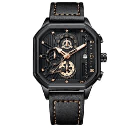 Thumbnail Đồng hồ nam kiểu dáng thể thao DIZIZID chính hãng dây da có lịch ngày - Thiết kế hiện đại và cá tính DZS89 3