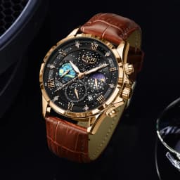 Thumbnail Đồng Hồ Nam LIGE quartz Nam Hiển Thị Ngày Chống Thấm Nước Kiểu Dáng Thể Thao 2