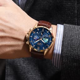 Thumbnail Đồng Hồ Nam LIGE quartz Nam Hiển Thị Ngày Chống Thấm Nước Kiểu Dáng Thể Thao 4