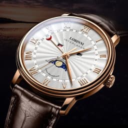 Thumbnail Đồng Hồ Nam LOBINNI No.3603 Chính Hãng BH 24T Chịu Nước 30m Kính Chống Xước (Máy Quartz-Pin) 2