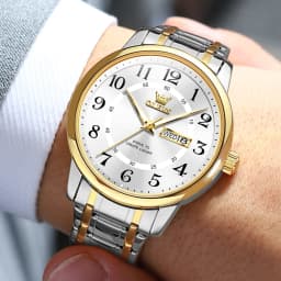 Thumbnail Đồng hồ nam OLEVS 2891 chính hãng chống nước dạ quang có lịch thời trang cao cấp 2