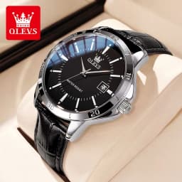 Thumbnail Đồng hồ nam OLEVS TY716 chính hãng có lịch chuyển động thạch anh mặt số chống thấm nước 1