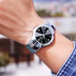 Thumbnail Đồng hồ nam OPK 8105 dây thép không thấm nước 4