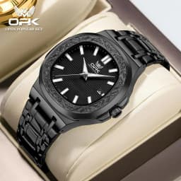 Thumbnail Đồng hồ nam OPK 8145 chính hãng chống nước thời trang dạ quang với hộp 1