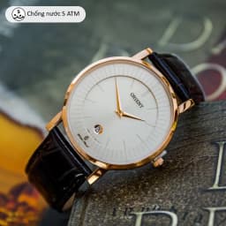 Thumbnail Đồng hồ nam Orient Watch Vintage Classic FGW0100 mặt kính sapphire chống xước dây da đeo tay cao cấp chính hãng 2