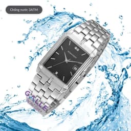 Thumbnail Đồng hồ nam Romanson TM8154CMWBK chống nước 3 ATM, mặt kính cứng, dây thép đeo tay thời trang, nam tính cao cấp 2