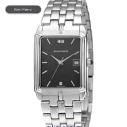 Thumbnail Đồng hồ nam Romanson TM8154CMWBK chống nước 3 ATM, mặt kính cứng, dây thép đeo tay thời trang, nam tính cao cấp 3
