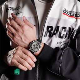 Thumbnail Đồng hồ nam sang trọng NAVIFORCE Đồng hồ thạch anh thể thao chống nước Dây đeo silicon Chronograph Đồng hồ đeo tay phát sáng 3