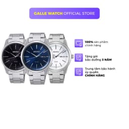 Thumbnail Đồng hồ nam Seiko Solar SNE52 máy pin, mặt kính sapphire chống xước, chống nước 10 ATM, dây thép đeo tay cao cấp. 1