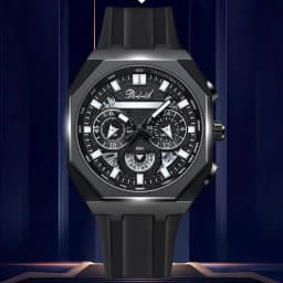 Thumbnail Đồng hồ nam thể thao DIZIZID chính hãng chống nước tốt - Dây silicon cao cấp - Chạy full kim và lịch ngày DZ79 2