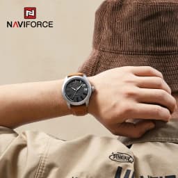 Thumbnail Đồng Hồ NAVIFORCE 100% Chính Hãng Chống Thấm Nước Với Dây Đeo Da Thời Trang Cao Cấp Dành Cho Nam 3