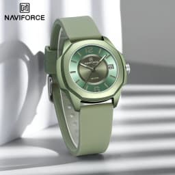 Thumbnail Đồng hồ NAVIFORCE NF7107 dành cho nữ Dây đeo silicon mềm sáng tạo Thời trang cổ điển 5ATM Đồng hồ đeo tay nữ thanh lịch chống nước 1