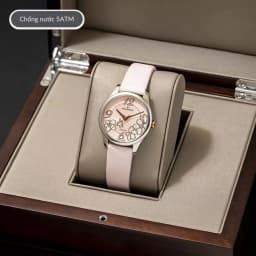 Thumbnail Đồng hồ nữ Candino C4720 thiết kế trẻ trung, thanh lịch, mặt kính Sapphire, chống nước 5 ATM, dây da đeo tay cao cấp 4