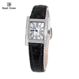 Thumbnail Đồng hồ nữ chính hãng dây da Royal Crown 6306 mặt nhỏ chống nước đẹp, sang chảnh, thời trang 1