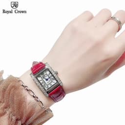 Thumbnail Đồng hồ nữ chính hãng dây da Royal Crown 6306 mặt nhỏ chống nước đẹp, sang chảnh, thời trang 2