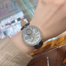 Thumbnail Đồng hồ nữ chính hãng dây da Royal Crown 3850 chống nước, đính đá cao cấp, đeo tay đẹp, sang chảnh 4