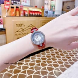 Thumbnail Đồng hồ nữ chính hãng dây da Royal Crown 3628 chống nước, đính đá cao cấp đẹp, sang chảnh 2