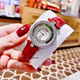 Thumbnail Đồng hồ nữ chính hãng dây da Royal Crown 3628 chống nước, đính đá cao cấp đẹp, sang chảnh 3