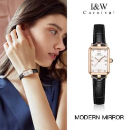 Thumbnail Đồng hồ nữ chính hãng IW Carnival IW631L-1,Kính sapphire,chống xước,Chống nước30m,BH24 tháng,Máy điện tử(pin),dây da 1