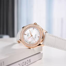 Thumbnail Đồng hồ nữ chính hãng IW Carnival IW593L-3,Kính sapphire,chống xước,Chống nước30m,BH24 tháng,Máy điện tử(pin),dây da 3