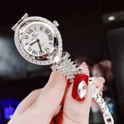 Thumbnail Đồng hồ nữ chính hãng Royal Crown 4610 dây thép đính đá cao cấp, chống nước, đeo tay đẹp, sang chảnh 3