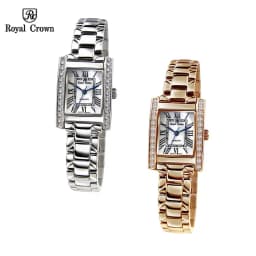 Thumbnail Đồng Hồ Nữ Chính Hãng Royal Crown 6306 Dây Kim Loại Chống Nước Chống Xước 1