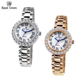 Thumbnail Đồng Hồ Nữ Chính Hãng Royal Crown 6305 Dây Thép 1