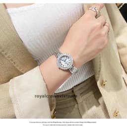 Thumbnail Đồng Hồ Nữ Chính Hãng Royal Crown 6305 Dây Thép 3