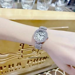 Thumbnail Đồng Hồ Nữ Chính Hãng Royal Crown 6305 Jewelry Dây Kim Loại Đính Đá Chống Nước Chống Xước 2