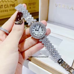 Thumbnail Đồng Hồ Nữ Chính Hãng Royal Crown 6305 Jewelry Dây Kim Loại Đính Đá Chống Nước Chống Xước 3