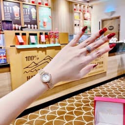 Thumbnail Đồng hồ nữ chính hãng Royal Crown 6305L dây thép đính đá cao cấp, chống nước, đẹp, sang chảnh 2
