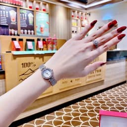 Thumbnail Đồng hồ nữ chính hãng Royal Crown 6305L dây thép đính đá cao cấp, chống nước, đẹp, sang chảnh 3