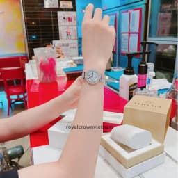 Thumbnail Đồng hồ nữ chính hãng Royal Crown 2607 dây thép đính đá cao cấp, chống nước, đeo tay đẹp, sang chảnh 2