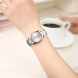 Thumbnail Đồng hồ nữ chống nước Wwoor Đồng hồ nữ thời trang bằng thép không gỉ Đồng hồ nữ hàng đầu Thương hiệu chính hãng Đồng hồ thạch anh-8852G 2