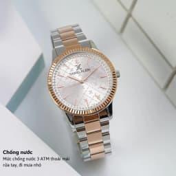 Thumbnail Đồng hồ nữ Daniel Klein Watch DK.1.12540 mặt nhỏ đính đá, kính cứng, chống xước, chống nước, dây thép đeo tay cao cấp. 3