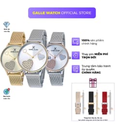 Thumbnail Đồng hồ nữ Daniel Klein Watch DK.1.13021 mặt nhỏ đính đá, kính cứng chống xước, chống nước, dây thép đeo tay cao cấp 1