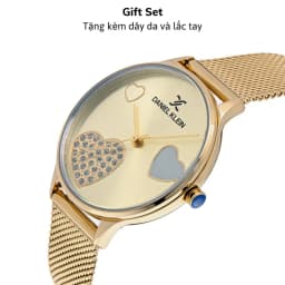 Thumbnail Đồng hồ nữ Daniel Klein Watch DK.1.13021 mặt nhỏ đính đá, kính cứng chống xước, chống nước, dây thép đeo tay cao cấp 4