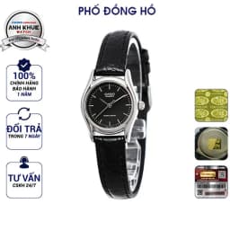 Thumbnail Đồng hồ nữ dây da Casio chính hãng Anh Khuê LTP-1094E-1ARDF 1