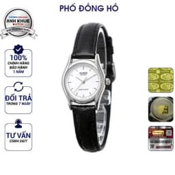 Thumbnail Đồng hồ nữ dây da Casio chính hãng Anh Khuê LTP-1094E-7ARDF 1