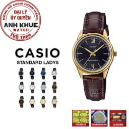 Thumbnail Đồng hồ nữ dây da Casio chính hãng LTP-V005 Series (28mm) 1