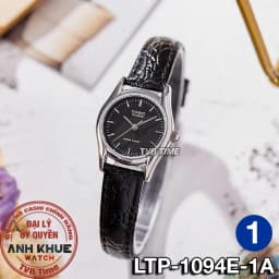 Thumbnail Đồng hồ nữ dây da Casio chính hãng LTP-1094 Series (23mm) 3
