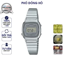 Thumbnail Đồng hồ nữ dây kim loại Casio Anh Khuê LA670WA-7DF Chính Hãng 1