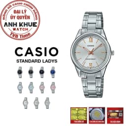 Thumbnail Đồng hồ nữ dây kim loại Casio chính hãng LTP-V005 Series (28mm) 1