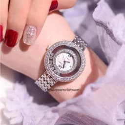 Thumbnail Đồng Hồ Nữ Dây Kim Loại Chính Hãng Royal Crown 3628 Mềm Mại Ôm Tay 2