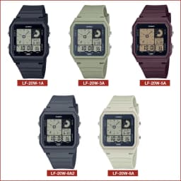 Thumbnail Đồng hồ nữ dây nhựa Casio chính hãng LF-20 Series (33mm) 2