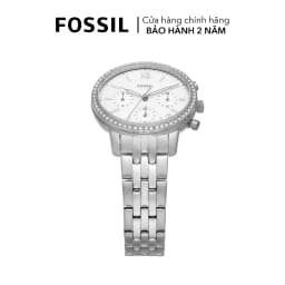Thumbnail Đồng hồ nữ Fossil NEUTRA CHRONOGRAPH 36MM mặt xà cừ dây thép không gỉ, ES5357 2