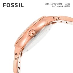 Thumbnail Đồng hồ nữ Fossil Virginia dây kim loại, mặt 30 MM, màu vàng hồng, ES3284 4