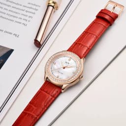 Thumbnail Đồng Hồ Nữ I&W Carnival 593L1 Chính Hãng Full Box Chống Nước Kính Saphire Chống Xước Dây Da Cao Cấp (Máy Pin-Quartz) 2